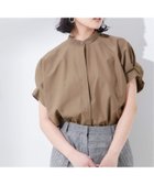 【ジャーナルスタンダード レサージュ/journal standard L'essage】の《追加5》DEVEAUX/ドットムジタックスリーブシャツ 人気、トレンドファッション・服の通販 founy(ファニー) ファッション Fashion レディースファッション Fashion for Women トップス・カットソー Cut & Sew Tops シャツ・ブラウス・オフィスカジュアル Elegant Blouses & Button-Ups 2025年 2025 2025春夏・S/S Spring/Summer 2025 SS25 thumbnail ブラウン C|ID: prp329100004574605 ipo3291000000032584853