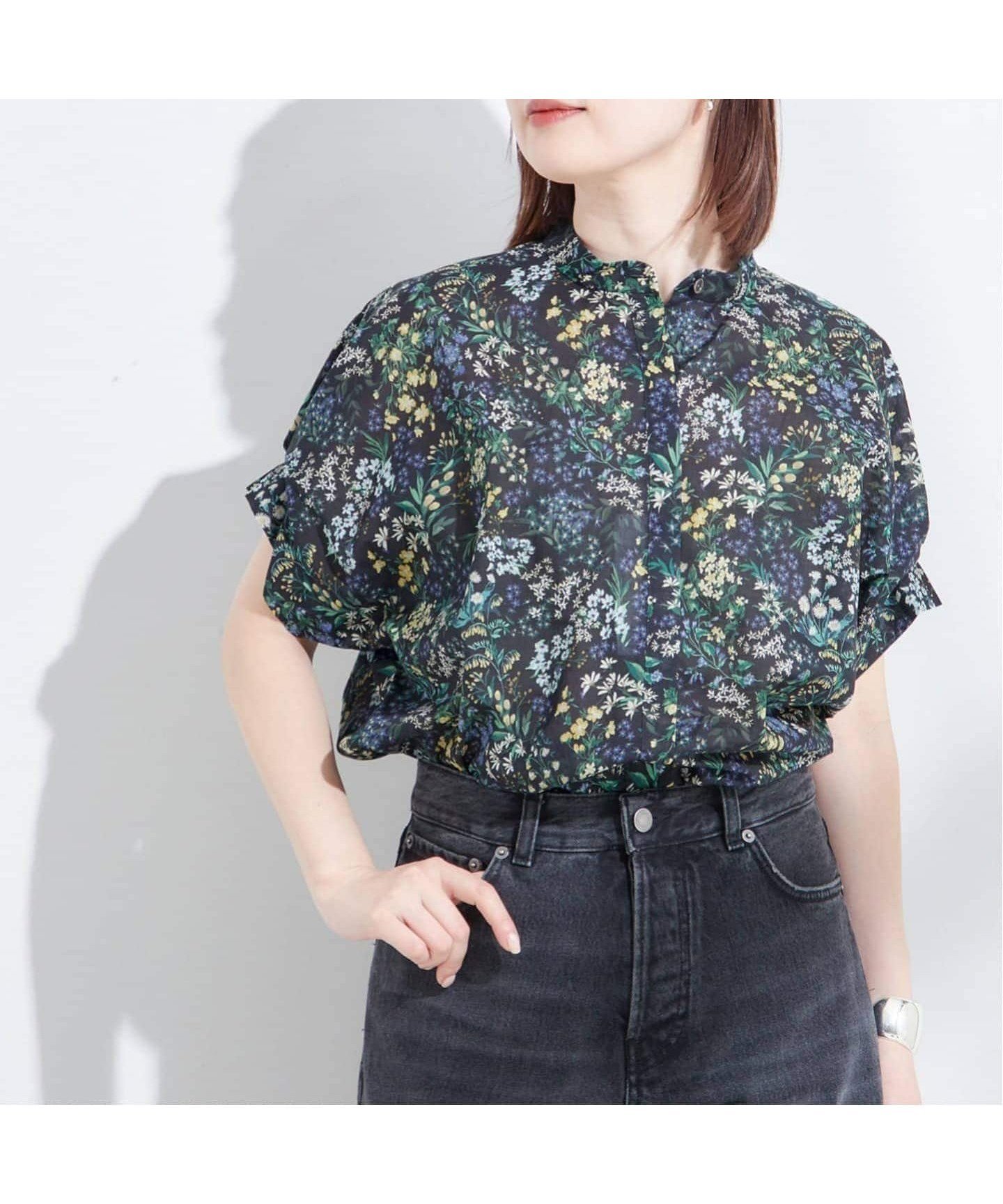 【ジャーナルスタンダード レサージュ/journal standard L'essage】の《追加5》DEVEAUX/ドットムジタックスリーブシャツ インテリア・キッズ・メンズ・レディースファッション・服の通販 founy(ファニー) 　ファッション　Fashion　レディースファッション　Fashion for Women　トップス・カットソー　Cut & Sew Tops　シャツ・ブラウス・オフィスカジュアル　Elegant Blouses & Button-Ups　2025年　2025　2025春夏・S/S　Spring/Summer 2025 SS25　ブルー|ID: prp329100004574605 ipo3291000000032584855