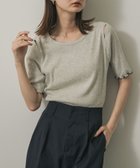 【センスオブプレイス/SENSE OF PLACE by URBAN RESEARCH】のカットアウトピグメントトップ(5分袖) 人気、トレンドファッション・服の通販 founy(ファニー) ファッション Fashion レディースファッション Fashion for Women トップス・カットソー Cut & Sew Tops 2025年 2025 2025春夏・S/S Spring/Summer 2025 SS25 シンプル Simple, Minimal ボトム Bottoms, Lower Wear 今季 This Season, Current Season 夏 Summer S/S・春夏 SS, Spring/Summer, Warm Season thumbnail OATMEAL|ID: prp329100004574628 ipo3291000000033611819