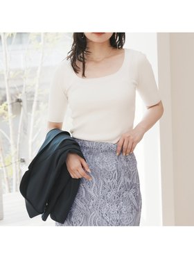 【スナイデル/SNIDEL】 リブニットプルオーバー人気、トレンドファッション・服の通販 founy(ファニー) ファッション Fashion レディースファッション WOMEN トップス・カットソー Tops/Tshirt ニット Knit Tops プルオーバー Pullover シンプル Simple スクエア Square デコルテ Decolletage フィット Fit ベーシック Basic ボトム Bottom リブニット Rib Knit |ID:prp329100004574649