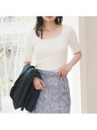 【スナイデル/SNIDEL】のリブニットプルオーバー 人気、トレンドファッション・服の通販 founy(ファニー) ファッション Fashion レディースファッション WOMEN トップス・カットソー Tops/Tshirt ニット Knit Tops プルオーバー Pullover シンプル Simple スクエア Square デコルテ Decolletage フィット Fit ベーシック Basic ボトム Bottom リブニット Rib Knit thumbnail OWHT[002]|ID: prp329100004574649 ipo3291000000032385455