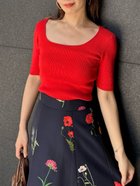 【スナイデル/SNIDEL】のリブニットプルオーバー 人気、トレンドファッション・服の通販 founy(ファニー) ファッション Fashion レディースファッション WOMEN トップス・カットソー Tops/Tshirt ニット Knit Tops プルオーバー Pullover シンプル Simple スクエア Square デコルテ Decolletage フィット Fit ベーシック Basic ボトム Bottom リブニット Rib Knit thumbnail RED[046]|ID: prp329100004574649 ipo3291000000032385457