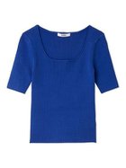 【スナイデル/SNIDEL】のリブニットプルオーバー 人気、トレンドファッション・服の通販 founy(ファニー) ファッション Fashion レディースファッション WOMEN トップス・カットソー Tops/Tshirt ニット Knit Tops プルオーバー Pullover シンプル Simple スクエア Square デコルテ Decolletage フィット Fit ベーシック Basic ボトム Bottom リブニット Rib Knit thumbnail BLU[086]|ID: prp329100004574649 ipo3291000000032385458