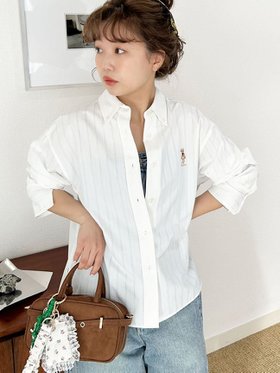 【リリーブラウン/Lily Brown】のLily Bearクラシックシャツ 人気、トレンドファッション・服の通販 founy(ファニー) ファッション Fashion レディースファッション Fashion for Women トップス・カットソー Cut & Sew Tops シャツ・ブラウス・オフィスカジュアル Elegant Blouses & Button-Ups カーディガン Cardigan, Knitwear クラシック Classic, Timeless Style ストライプ Stripe, Striped Pattern チェック Check, Plaid, Tartan ベーシック Basic, Essential 人気 Popular, Best Seller 今季 This Season, Current Season 春 Spring 雑誌 Magazine, Fashion Magazine |ID:prp329100004574674