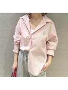 【リリーブラウン/Lily Brown】のLily Bearクラシックシャツ 人気、トレンドファッション・服の通販 founy(ファニー) ファッション Fashion レディースファッション Fashion for Women トップス・カットソー Cut & Sew Tops シャツ・ブラウス・オフィスカジュアル Elegant Blouses & Button-Ups カーディガン Cardigan, Knitwear クラシック Classic, Timeless Style ストライプ Stripe, Striped Pattern チェック Check, Plaid, Tartan ベーシック Basic, Essential 人気 Popular, Best Seller 今季 This Season, Current Season 春 Spring 雑誌 Magazine, Fashion Magazine thumbnail PNK[066]|ID: prp329100004574674 ipo3291000000033717931