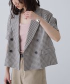 【フリーズマート/FREE'S MART】の袖コクーンダブルブレストハーフジャケット 人気、トレンドファッション・服の通販 founy(ファニー) ファッション Fashion レディースファッション WOMEN アウター Coat Outerwear ジャケット Jackets おすすめ Recommend ジャケット Jacket スリーブ Sleeve チェック Check ティアードスカート Tiered Skirt ベーシック Basic マキシ Maxi 半袖 Short Sleeve thumbnail ベージュベース1|ID: prp329100004574675 ipo3291000000032385860