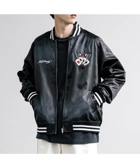 【ロッキーモンロー/Rocky Monroe】のエドハーディー スカジャン(トランプ柄/ワシ柄/国旗柄) 人気、トレンドファッション・服の通販 founy(ファニー) ファッション Fashion レディースファッション WOMEN インナー Inner カットソー Cut And Sew ショート Short フィット Fit フロント Front プリント Print ミックス Mix メンズ Mens レギュラー Regular 再入荷 Restock/Back In Stock/Re Arrival おすすめ Recommend |ID:prp329100004574688