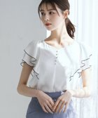 【ミッシュマッシュ/MISCH MASCH】の【2024春夏新作】ハートネックフレア袖ブラウス/MM418103 人気、トレンドファッション・服の通販 founy(ファニー) ファッション Fashion レディースファッション WOMEN トップス・カットソー Tops/Tshirt シャツ/ブラウス Shirts/Blouses 2024年 2024 2024春夏・S/S Ss,Spring/Summer,2024 おすすめ Recommend ジョーゼット Georgette スリーブ Sleeve フレア Flare エレガント 上品 Elegant 夏 Summer 春 Spring S/S・春夏 Ss・Spring/Summer thumbnail ホワイト|ID: prp329100004574702 ipo3291000000032386202