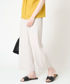 【クリスチャン オジャール/CHRISTIAN AUJARD】のシンプルセミワイドパンツ 人気、トレンドファッション・服の通販 founy(ファニー) ファッション Fashion レディースファッション WOMEN パンツ Pants ヴィンテージ Vintage シャンブレー Chambray シンプル Simple ポケット Pocket メランジ Melange ワイド Wide おすすめ Recommend エレガント 上品 Elegant |ID:prp329100004574729