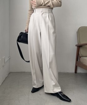 【カプリシューレマージュ/CAPRICIEUX LEMAGE】の【低身長・高身長サイズあり】タックストレートパンツ 人気、トレンドファッション・服の通販 founy(ファニー) ファッション Fashion レディースファッション Fashion for Women パンツ Pants & Trousers おすすめ Recommended / Our Picks スニーカー Sneakers, Trainers ビジネス 仕事 通勤 Business / Work / Commuting |ID:prp329100004574755