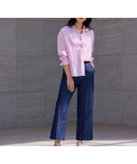 【エルーラ/Elura】の大人サマーワイドデニムパンツ 低身長サイズあり /324903 人気、トレンドファッション・服の通販 founy(ファニー) ファッション Fashion レディースファッション WOMEN パンツ Pants デニムパンツ Denim Pants デニム Denim リネン Linen 人気 Popularity |ID:prp329100004574783