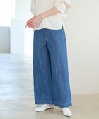 【エルーラ/Elura】の大人サマーワイドデニムパンツ 低身長サイズあり /324903 人気、トレンドファッション・服の通販 founy(ファニー) ファッション Fashion レディースファッション WOMEN パンツ Pants デニムパンツ Denim Pants デニム Denim リネン Linen 人気 Popularity thumbnail ライトブルー82|ID: prp329100004574783 ipo3291000000032386944