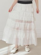 【ファーファー/FURFUR】のシアーフリルティアードスカート 人気、トレンドファッション・服の通販 founy(ファニー) ファッション Fashion レディースファッション Ladies' Fashion Online スカート Skirt ティアードスカート Tiered Skirts バランス Balance フェミニン Feminine フリル Frills フレア Flare thumbnail OWHT[002]|ID: prp329100004574792 ipo3291000000032693839