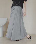 【ローリーズファーム/LOWRYS FARM】のカットギャザーロングスカート グレー12|ID: prp329100004574818 ipo3291000000032747585
