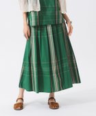 【ビームス ウイメン/BEAMS】の【セットアップ可能】ボーイ ビッグ タータン スカート 25SS 定番人気 ウエストゴム チェック柄 GREEN|ID: prp329100004574840 ipo3291000000032612122