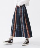 【ビームス ウイメン/BEAMS】の【セットアップ可能】ボーイ ビッグ タータン スカート 25SS 定番人気 ウエストゴム チェック柄 NAVY|ID: prp329100004574840 ipo3291000000032612123