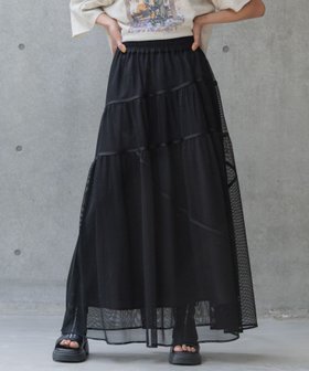 【ページボーイ/PAGEBOY】のキリカエメッシュスカート 人気、トレンドファッション・服の通販 founy(ファニー) ファッション Fashion レディースファッション Fashion for Women スカート Skirts おすすめ Recommended / Our Picks アシンメトリー Asymmetrical Style ギャザー Gathered, Ruffled ストライプ Stripe, Striped Pattern ターコイズ Turquoise, Blue-Green ティアードスカート Tiered Skirt, Flounced Skirt ペチコート Petticoat, Underskirt メッシュ Mesh, Net Fabric |ID:prp329100004574843