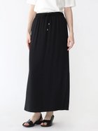 【ラシュッド/LASUD】のバックサテンナロースカート ブラック|ID: prp329100004574937 ipo3291000000032656241