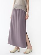 【ラシュッド/LASUD】のバックサテンナロースカート モカ|ID: prp329100004574937 ipo3291000000032656243