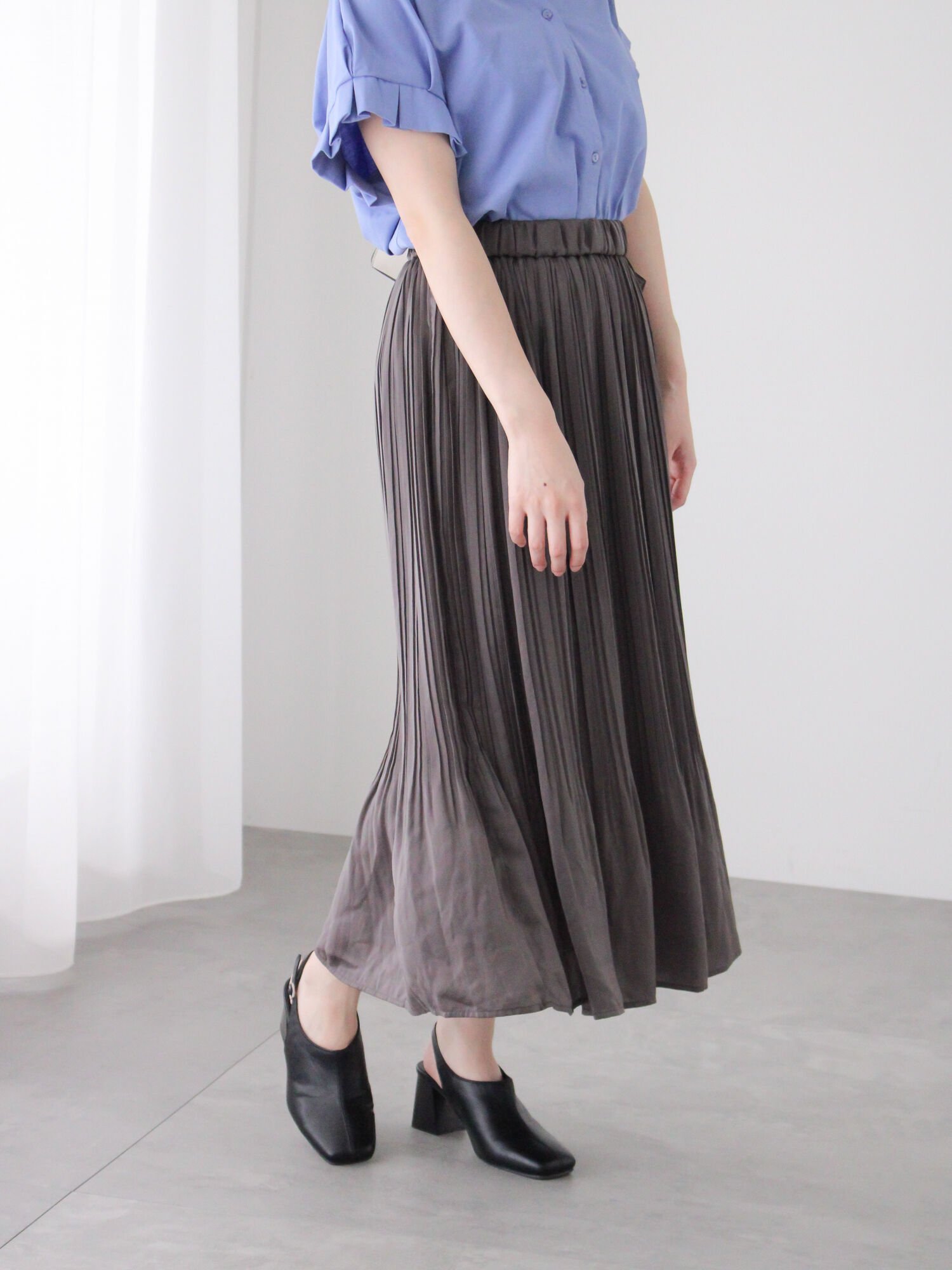 【テチチ/Te chichi】の【選べる着丈】消しプリーツスカート 人気、トレンドファッション・服の通販 founy(ファニー) 　ファッション　Fashion　レディースファッション　Ladies' Fashion Online　スカート　Skirt　プリーツスカート　Pleated Skirts　シンプル　Simple　プリーツ　Pleats　エレガント 上品　Elegant　 other-1|ID: prp329100004574959 ipo3291000000032607204