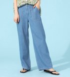 【その他のブランド/Other】の【百貨店・直営店限定】SOMETHING ete リネンワイドベイカーパンツ【綿麻】【涼】【速乾/ドライタッチ/蒸れにくい/軽量/夏用】 人気、トレンドファッション・服の通販 founy(ファニー) ファッション Fashion レディースファッション WOMEN パンツ Pants シンプル Simple フィット Fit リネン Linen リラックス Relax ワイド Wide 夏 Summer 定番 Standard 軽量 Lightweight thumbnail 淡色ブルー|ID: prp329100004574997 ipo3291000000032389906