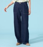 【その他のブランド/Other】の【百貨店・直営店限定】SOMETHING ete リネンワイドベイカーパンツ【綿麻】【涼】【速乾/ドライタッチ/蒸れにくい/軽量/夏用】 人気、トレンドファッション・服の通販 founy(ファニー) ファッション Fashion レディースファッション WOMEN パンツ Pants シンプル Simple フィット Fit リネン Linen リラックス Relax ワイド Wide 夏 Summer 定番 Standard 軽量 Lightweight thumbnail 中色ブルー|ID: prp329100004574997 ipo3291000000032389908
