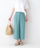 【ヒューマンウーマン/HUMAN WOMAN】のクールマックス混ガウチョパンツ グリーン|ID: prp329100004575052 ipo3291000000032715239