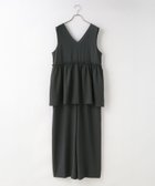 【ローリーズファーム/LOWRYS FARM】のペプラムオールインワン チャコール18|ID: prp329100004575067 ipo3291000000032668935
