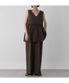 【ローリーズファーム/LOWRYS FARM】のペプラムオールインワン 人気、トレンドファッション・服の通販 founy(ファニー) ファッション Fashion レディースファッション Fashion for Women ワンピース Dresses オールインワン・ワンピース Dresses and Jumpsuits おすすめ Recommended / Our Picks アクセサリー Fashion Accessories インナー Innerwear オケージョン Occasion Wear キャミ Camisole, Cami Top セパレート Separate, Two-Piece トレンド Trend, Trending Now ペプラム Peplum, Flared Hem ポケット Pocket, Pocket Detail 夏 Summer thumbnail ブラウン58|ID: prp329100004575067 ipo3291000000033583331