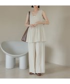 【ローリーズファーム/LOWRYS FARM】のペプラムオールインワン 人気、トレンドファッション・服の通販 founy(ファニー) ファッション Fashion レディースファッション Fashion for Women ワンピース Dresses オールインワン・ワンピース Dresses and Jumpsuits おすすめ Recommended / Our Picks アクセサリー Fashion Accessories インナー Innerwear オケージョン Occasion Wear キャミ Camisole, Cami Top セパレート Separate, Two-Piece トレンド Trend, Trending Now ペプラム Peplum, Flared Hem ポケット Pocket, Pocket Detail 夏 Summer thumbnail アイボリー08|ID: prp329100004575067 ipo3291000000033583334