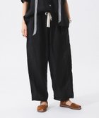 【ビームス ウイメン/BEAMS】の【7/3新規値下げ】【セットアップ可能】リネン ソリッド イージーパンツ 手洗い可 BLACK|ID: prp329100004575078 ipo3291000000032740683