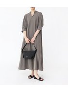 【ラシュッド/LASUD】のテンセル麻混タックスリーブOP グレー|ID: prp329100004575095 ipo3291000000032666176