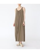 【ラシュッド/LASUD】のギャザーネックロングワンピース モカ|ID: prp329100004575096 ipo3291000000032709177