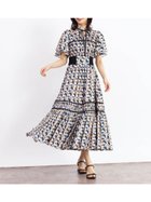 【ヴァン/Vin】のレトロパターンフレアワンピース 人気、トレンドファッション・服の通販 founy(ファニー) ファッション Fashion レディースファッション Fashion for Women ワンピース Dresses おすすめ Recommended / Our Picks ギャザー Gathered, Ruffled クラシカル Classical, Vintage-Inspired スリーブ Sleeve, Long Sleeve / Short Sleeve フィット Fit, Slim Fit フレア Flare, Flared モチーフ Motif, Design Theme リブニット Rib Knit, Ribbed Knit リボン Ribbon, Bow エレガント 上品 Elegant 夏 Summer 春 Spring S/S・春夏 SS, Spring/Summer, Warm Season thumbnail ベージュ|ID: prp329100004575097 ipo3291000000033365040