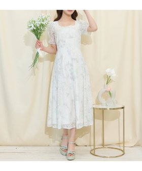 【ウィルセレクション/WILLSELECTION】の【6/6(fri)10時発売】ニュアンスフラワーレースプリントワンピース 人気、トレンドファッション・服の通販 founy(ファニー) ファッション Fashion レディースファッション Fashion for Women ワンピース Dresses シアー Sheer, See-Through スクエア Square, Square Shape スリーブ Sleeve, Long Sleeve / Short Sleeve チェック Check, Plaid, Tartan デコルテ Décolleté, Neckline フェミニン Feminine, Girly フラワー Flower, Floral プリント Print, Printed Pattern レース Lace, Lace Fabric エレガント 上品 Elegant |ID:prp329100004575112