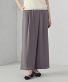 【コムサイズム/COMME CA ISM】の【UVカット・吸水速乾・接触冷感】kireri ラップ風ワイドパンツ / セットアップ対応 モカブラウン|ID: prp329100004575262 ipo3291000000032715542