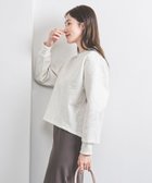 【ユナイテッドアローズ/UNITED ARROWS】のBOTANY ジャガード スウェット プルオーバー 人気、トレンドファッション・服の通販 founy(ファニー) ファッション Fashion レディースファッション Fashion for Women トップス・カットソー Cut & Sew Tops レディースパーカー・カジュアルフーディー Casual Hoodies & Sweatshirts カジュアルプルオーバー・ニットトップス Pullovers & Knit Tops / Casual Pullovers スウェット・クルーネックトップス Sweatshirts & Crewnecks / Relaxed Fit Sweat Tops ジャカード／ジャガード Jacquard, Woven Pattern スウェット / スエット Sweatshirt, Sweatwear フラワー Flower, Floral フレア Flare, Flared フロント Front, Front Design ボタニカル Botanical, Floral Pattern エレガント 上品 Elegant 人気 Popular, Best Seller thumbnail NATURAL|ID: prp329100004575281 ipo3291000000033377686