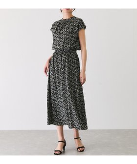 【ジャイロ/JAYRO】の花柄デシンフレンチスリーブワンピース 人気、トレンドファッション・服の通販 founy(ファニー) ファッション Fashion レディースファッション Ladies' Fashion Online ワンピース Dress 春 Spring ギャザー Gather サンダル Sandals スニーカー Sneakers スリーブ Sleeve フレア Flare フレンチ French プリント Print ポケット Pocket 羽織 Haori S/S・春夏 Ss・Spring/Summer おすすめ Recommend 夏 Summer エレガント 上品 Elegant |ID:prp329100004575308