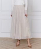 【イネド/INED】のチュールプリーツスカート 人気、トレンドファッション・服の通販 founy(ファニー) ファッション Fashion レディースファッション Fashion for Women スカート Skirts プリーツスカート / 上品フェミニンスタイル Pleated Skirts チュール Tulip, Tulip Motif プリーツ Pleats, Pleated エレガント 上品 Elegant thumbnail ベージュ|ID: prp329100004575327 ipo3291000000032758426