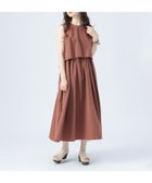 【ビームス ハート/BEAMS HEART】のレイヤード ギャザー ワンピース BROWN|ID: prp329100004575359 ipo3291000000032680814