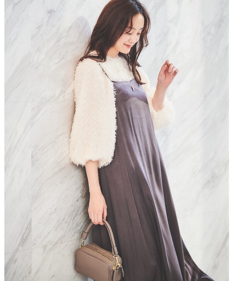 【アンタイトル/UNTITLED】の【着丈調節可能】フィブリルサテン キャミワンピース 人気、トレンドファッション・服の通販 founy(ファニー) 　ファッション　Fashion　レディースファッション　Fashion for Women　ワンピース　Dresses　キャミソールワンピース　Camisole Dresses　おすすめ　Recommended / Our Picks　キャミワンピース　Cami Dress, Slip Dress　キュプラ　Cupro, Eco Fabric　サテン　Satin, Glossy Fabric　シャーリング　Shirring, Ruched　ペチコート　Petticoat, Underskirt　ポケット　Pocket, Pocket Detail　 other-1|ID: prp329100004575365 ipo3291000000033626971