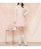 【ウィルセレクション/WILLSELECTION】のアシメヘムツイードミニスカート ピンク|ID: prp329100004575483 ipo3291000000032652781