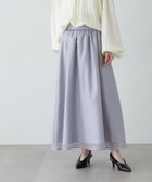 【エヌ ナチュラルビューティーベーシック/N.Natural Beauty basic】のシアーレイヤーフレアスカート グレー|ID: prp329100004575490 ipo3291000000032576789