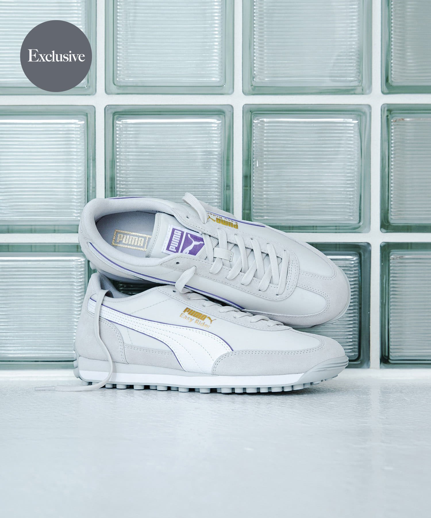 【アーバンリサーチ ドアーズ/URBAN RESEARCH DOORS】の『別注』PUMA*DOORS EASY RIDER インテリア・キッズ・メンズ・レディースファッション・服の通販 founy(ファニー) 　ファッション　Fashion　レディースファッション　WOMEN　2025年　2025　2025春夏・S/S　Ss,Spring/Summer,2025　スポーツ　Sports　別注　Special Order　夏　Summer　S/S・春夏　Ss・Spring/Summer　GRY/PL|ID: prp329100004575494 ipo3291000000032493464
