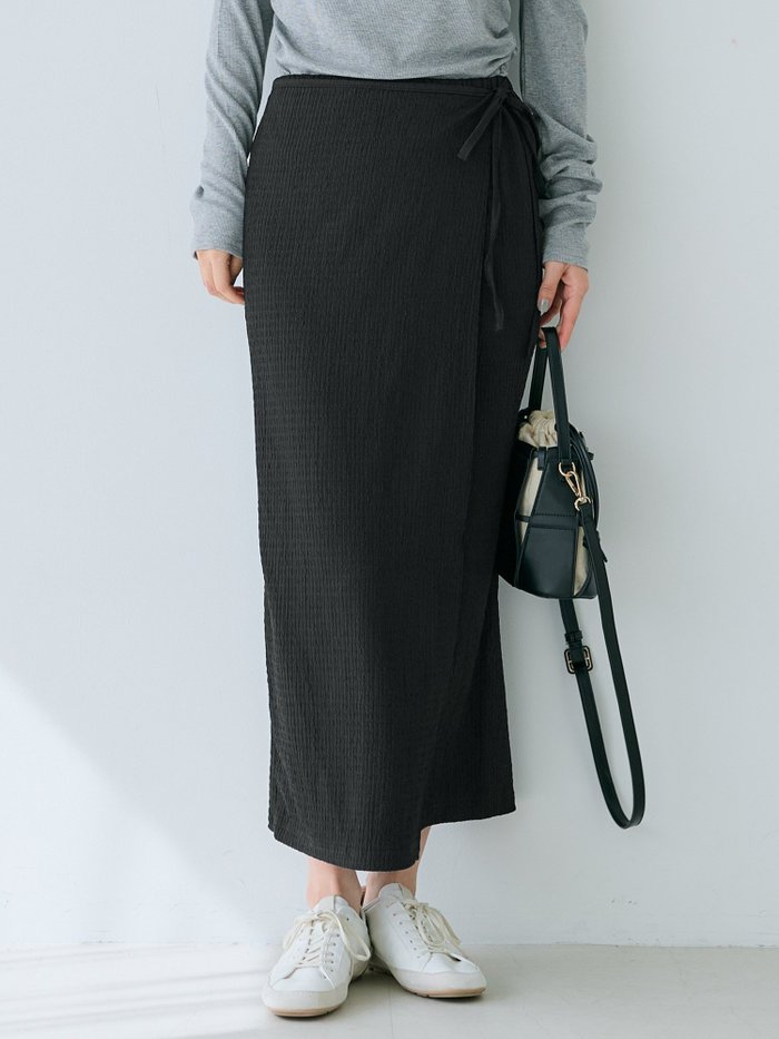 【コカ/COCA】のシボシャーリングラップスカート インテリア・キッズ・メンズ・レディースファッション・服の通販 founy(ファニー) https://founy.com/ ファッション Fashion レディースファッション Ladies' Fashion Online スカート Skirt おすすめ Recommend スウェット Sweat フェミニン Feminine ポケット Pocket ラップ Wrap リボン Ribbon ロング Long エレガント 上品 Elegant 夏 Summer 春 Spring S/S・春夏 Ss・Spring/Summer |ID: prp329100004575568 ipo3291000000032684112