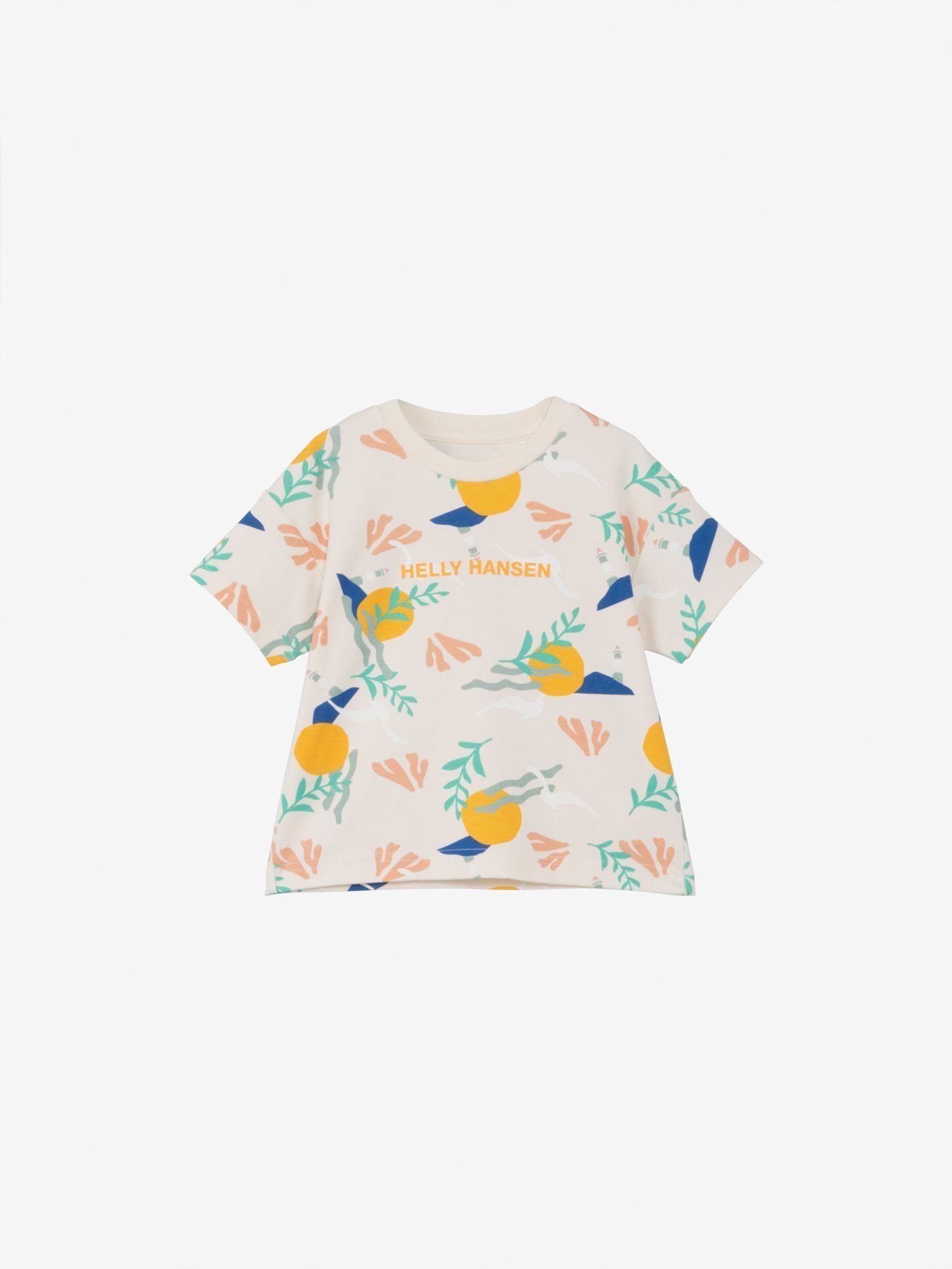 【ヘリーハンセン/HELLY HANSEN / KIDS】のショートスリーブ グラフィックプリントティー(キッズ) インテリア・キッズ・メンズ・レディースファッション・服の通販 founy(ファニー) 　ファッション　Fashion　キッズファッション　KIDS Children’s Clothing　おすすめ　Recommend　なめらか　Smooth　ショルダー　Shoulder　ショーツ　Shorts　ショート　Short　ストレッチ　Stretch　スリーブ　Sleeve　セットアップ　Set Up　ドロップ　Drop　ベビー　Baby　ボックス　Box　モチーフ　Motif　抗菌　Antibacterial　アイボリー|ID: prp329100004575585 ipo3291000000032671089