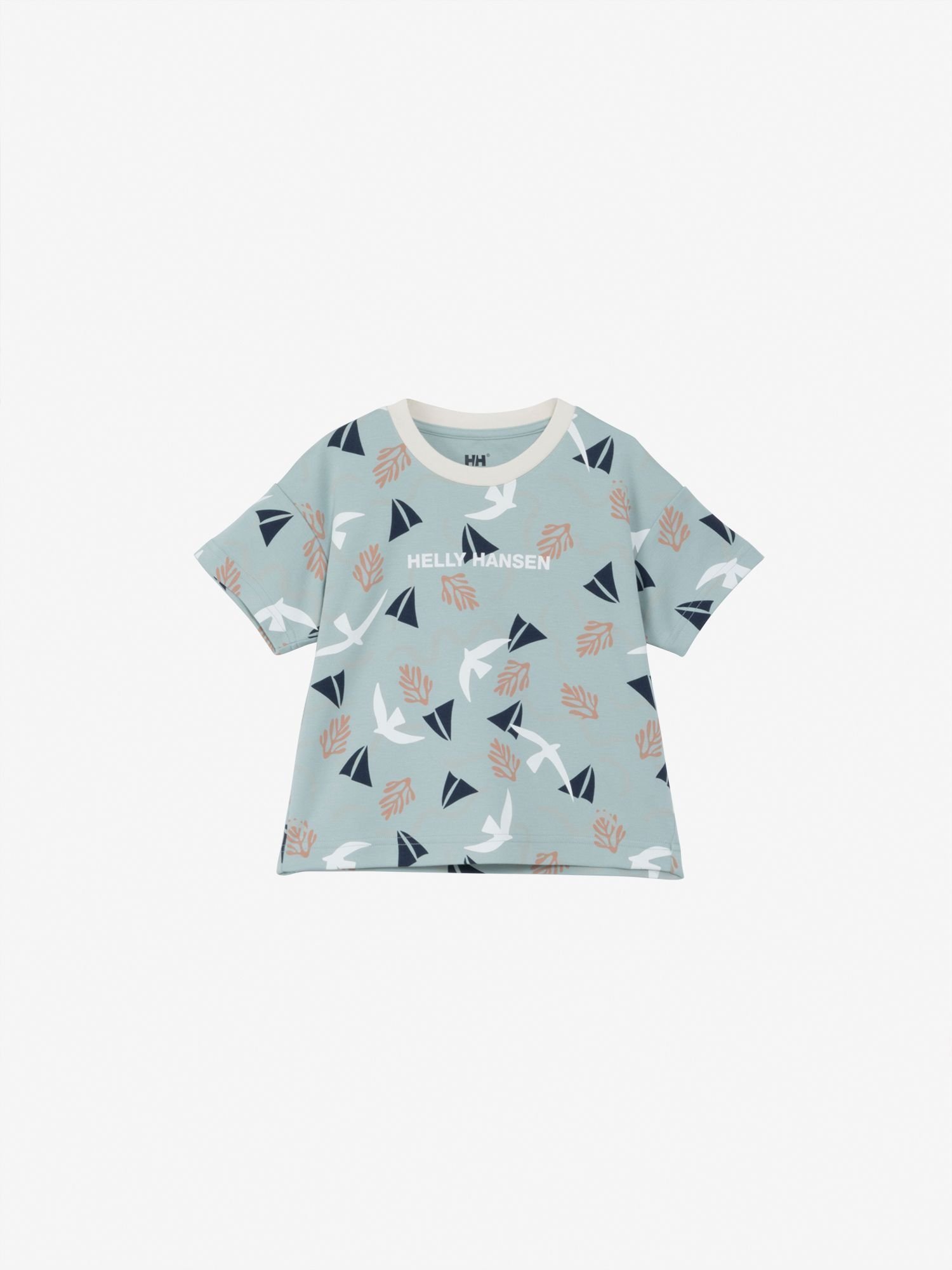 【ヘリーハンセン/HELLY HANSEN / KIDS】のショートスリーブ グラフィックプリントティー(キッズ) インテリア・キッズ・メンズ・レディースファッション・服の通販 founy(ファニー) 　ファッション　Fashion　キッズファッション　KIDS Children’s Clothing　おすすめ　Recommend　なめらか　Smooth　ショルダー　Shoulder　ショーツ　Shorts　ショート　Short　ストレッチ　Stretch　スリーブ　Sleeve　セットアップ　Set Up　ドロップ　Drop　ベビー　Baby　ボックス　Box　モチーフ　Motif　抗菌　Antibacterial　ミスティグレー|ID: prp329100004575585 ipo3291000000032671091