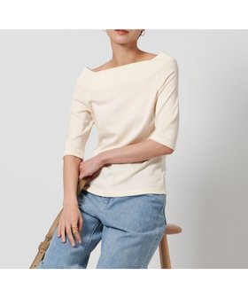 【ユナイテッドアローズ/UNITED ARROWS】 スクープドネック ハーフスリーブ カットソー人気、トレンドファッション・服の通販 founy(ファニー) ファッション Fashion レディースファッション Fashion for Women トップス・カットソー Cut & Sew Tops カットソー・ベーシックTシャツ Cut-and-Sewn Tops / Stretch Tees & Basics カットソー Cut and Sewn Top スラックス Slacks, Dress Pants スリーブ Sleeve, Long Sleeve / Short Sleeve デニム Denim, Jeans Material ドロップ Drop Shoulder, Dropped Style ハーフ Half, Half-Length フレア Flare, Flared ボトム Bottoms, Lower Wear 春 Spring 秋 Autumn |ID:prp329100004575605