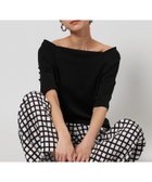 【ユナイテッドアローズ/UNITED ARROWS】のスクープドネック ハーフスリーブ カットソー 人気、トレンドファッション・服の通販 founy(ファニー) ファッション Fashion レディースファッション Fashion for Women トップス・カットソー Cut & Sew Tops カットソー・ベーシックTシャツ Cut-and-Sewn Tops / Stretch Tees & Basics カットソー Cut and Sewn Top スラックス Slacks, Dress Pants スリーブ Sleeve, Long Sleeve / Short Sleeve デニム Denim, Jeans Material ドロップ Drop Shoulder, Dropped Style ハーフ Half, Half-Length フレア Flare, Flared ボトム Bottoms, Lower Wear 春 Spring 秋 Autumn thumbnail BLACK|ID: prp329100004575605 ipo3291000000033323547