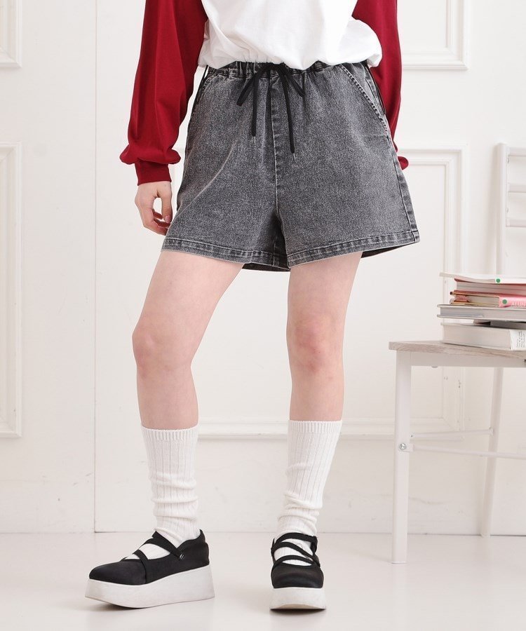 【ピンク ラテ/PINK-latte / KIDS】のイージーショートパンツ インテリア・キッズ・メンズ・レディースファッション・服の通販 founy(ファニー) 　ファッション　Fashion　キッズファッション　KIDS Children’s Clothing　ボトムス　Bottoms/Kids　おすすめ　Recommend　ガーリー　Girly　ショート　Short　シンプル　Simple　スピンドル　Spindle　ビッグ　Big　ベーシック　Basic　ポケット　Pocket　再入荷　Restock/Back In Stock/Re Arrival　ブラック|ID: prp329100004575621 ipo3291000000032680424